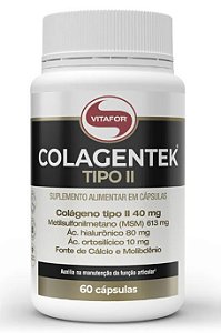 Colagentek Tipo Ii 60 Caps - Vitafor