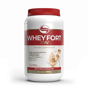 Whey Fort 3w Pote 900g Pacoca - Vitafor