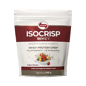 Isocrisp Whey 240g - Vitafor