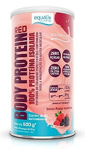 Body Protein Frutas Vermelhas 600g - Equaliv