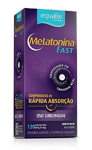 Melatonina 120caps 120mg - Equaliv