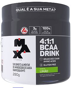 Bcaa Drink 4:1:1 280g Limao - Max Tita