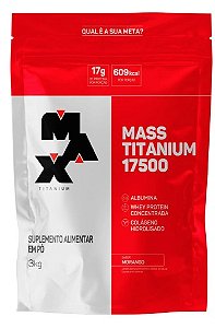 Mass Titanium Morango 3kg - Max Titanium