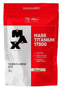 Mass Titanium Baunilha 3kg - Max Titanium