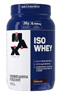 Iso Whey Chocolate 900g - Max Titanium