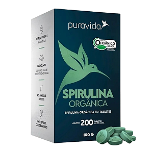 Spirulina Premium 100g 200tab 500mg - Puravida
