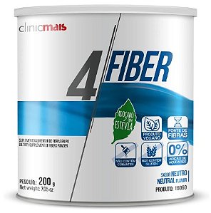 4 Fiber Sabor Neutro 200g - Cha Mais