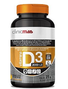 Vitamina D3 30caps 2000 Ui - Cha Mais