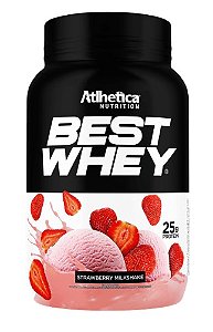 Best Whey Strawberry Milkshake 900g - Atlhetica