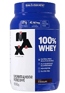 100% Whey Chocolate 900g - Max Titanium