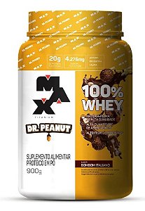 100% Whey Bombom Itliano Dr Peanut 900g - Max Titanium