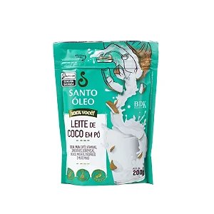 Leite De Coco Em Po 200g - Santo Oleo