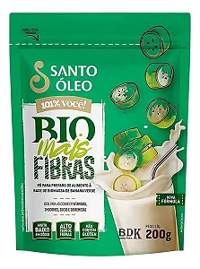 Biomassa De Banana Verde Em Po 200g - Santo Oleo