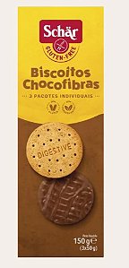 Biscoito Chocofibras E Chocolate 150g - Schar