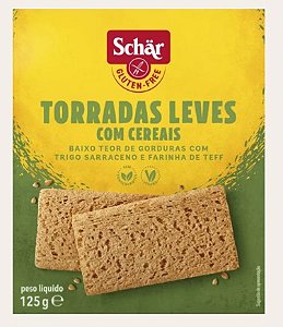 Torradas Leves Cereais 125g - Schar