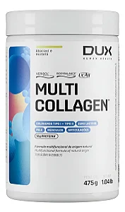 Multi Collagen Tipo 1 E Tipo2 Abacaxi C Hortela 475g - Dux Nutrition