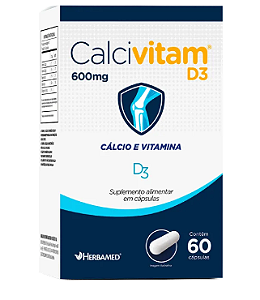 Calcivitam D3 60caps - Herbamed