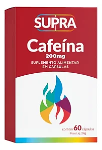Cafeina 60caps 200mg Supra - Herbamed