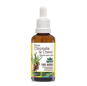 Oleo De Citronela E Cravo Pronto Para Pele 50ml - Wnf