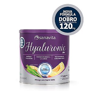 Hyaluronic Skin Pêssego c/ Capim Santo 300 g - SANAVITA