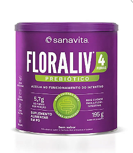 Floraliv Fibras S/ Sabor 195g - SANAVITA
