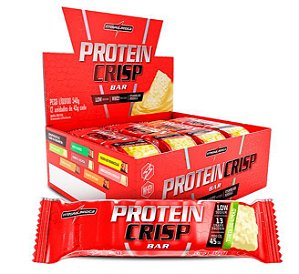 PROTEIN CRISP BAR TORTA DE LIMÃO 12 UN - INTEGRAL MÉDICA