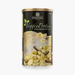 Veggie Protein Banana com Canela 462 g - 14 doses Proteína da Amêndoa e Proteína Isolada da Ervilha - ESSENTIAL