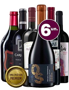 KIT TINTOS EMBLEMÁTICOS PREMIUM - 6 garrafas