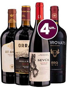 KIT Tintos da Armênia - 4 garrafas