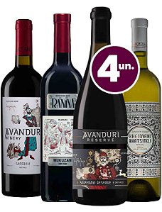 KIT GEÓRGIA: O berço do vinho! - 4 garrafas