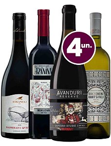 KIT GEÓRGIA: O berço do vinho! - 4 garrafas