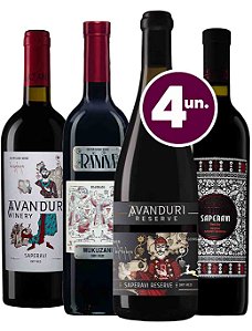 KIT GEÓRGIA: O berço do vinho! - 4 garrafas