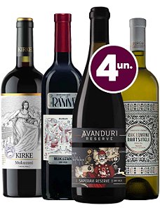 KIT GEÓRGIA: O berço do vinho! - 4 garrafas