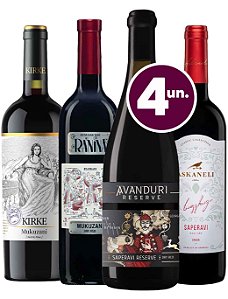 KIT GEÓRGIA: O berço do vinho! - 4 garrafas