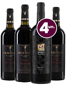 KIT Tintos do Azerbaijão - 4 garrafas