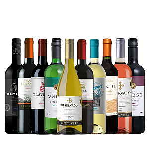 Kit 10 Vinhos Rota dos Vinhos por 23,89 cada Garrafa