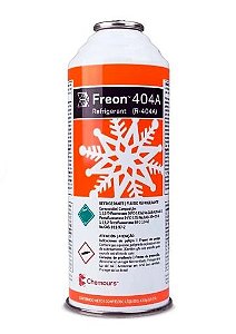 Fluido Gás Refrigerante Chemours HP62 R404A 425g