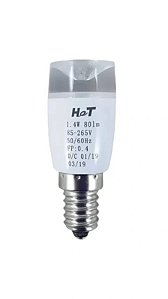 Lâmpada Led Universal Para Geladeira E14 1,4W Original Bivolt - A15758201