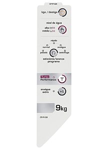 Painel Decorativo Compatível Lavadora Brastemp BWC09 - W10625297