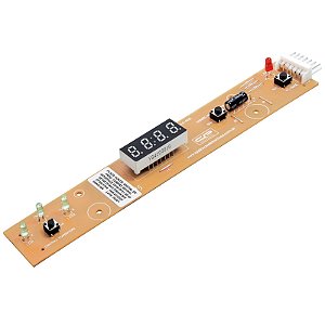 Placa Interface Compatível Refrigerador Electrolux DF38, DF41, DF45, DF45X, DFW45, DW45X Bivolt - 64800189, A10265401