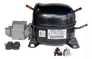 Compressor Embraco 1/8 HP R134A 110V 60HZ EMI 45HER W10393802