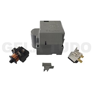 Rele e Protetor Térmico Compressor Embraco 1/4 127V Egas80 Ffi8,5 - com caixa