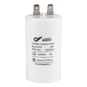 CAPACITOR SIMPLES 30 MFD 250V C/ TERMINAL