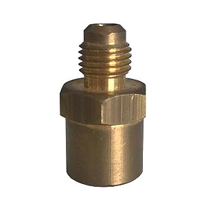 Redução de Latão 3/8" Fêmea x 1/4" Macho SAE