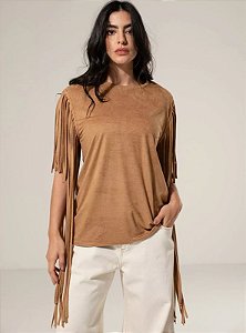 BLUSA SUEDE FRANJA