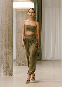 CALÇA ALADIM DRAPEADA