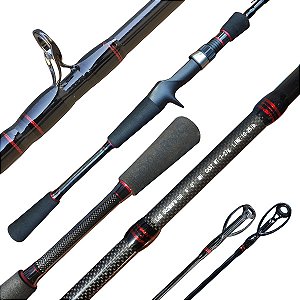 Vara Carbono Daiwa para Carretilha 6'0" Pés 1,83m 10-25lb 2 Partes