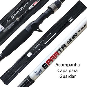 Vara Albatroz Sparta Carbono para Carretilha 20-50lb 2,40m