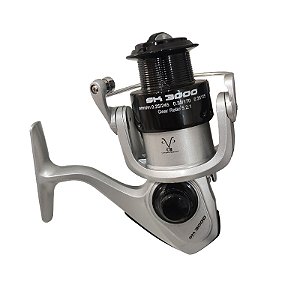 Molinete Saint Shark 3000 Pesqueiro 1 Rol Fricção Dianteira 4kg