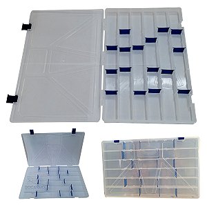 Estojo Organizador para Isca Artificial Caixa Organizadora de Iscas de Pesca